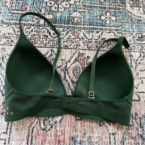 AERIE Real Me Full Coverage Wireless Bra Green size 34C - Picture 6 of 9